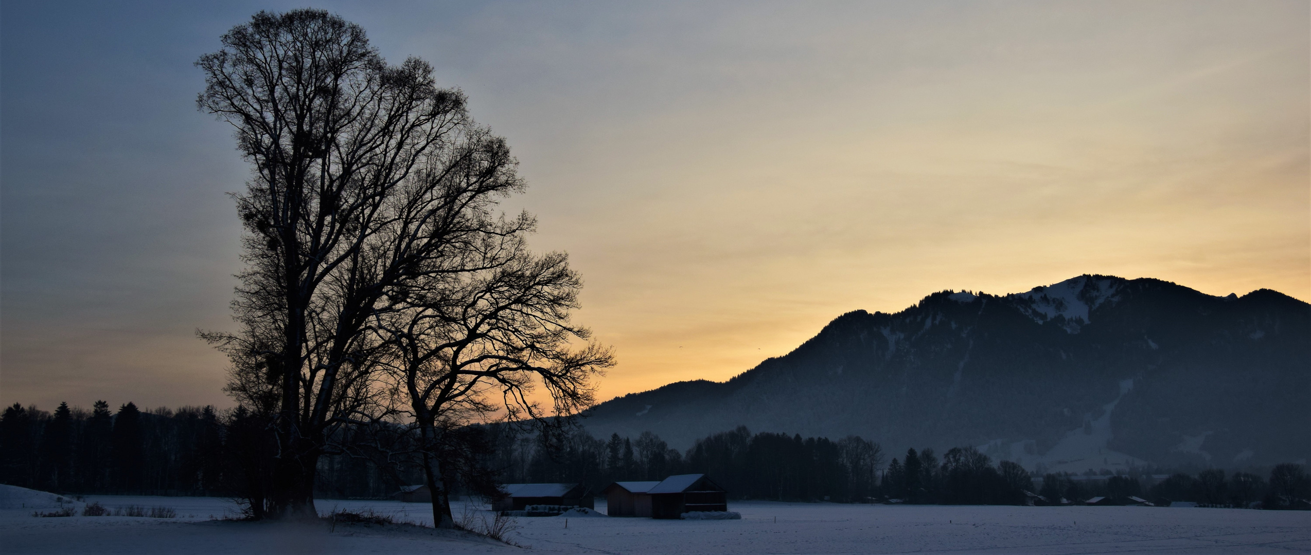 Märzstimmung an den Alpen