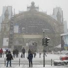 Märzwinter am Hauptbahnhof