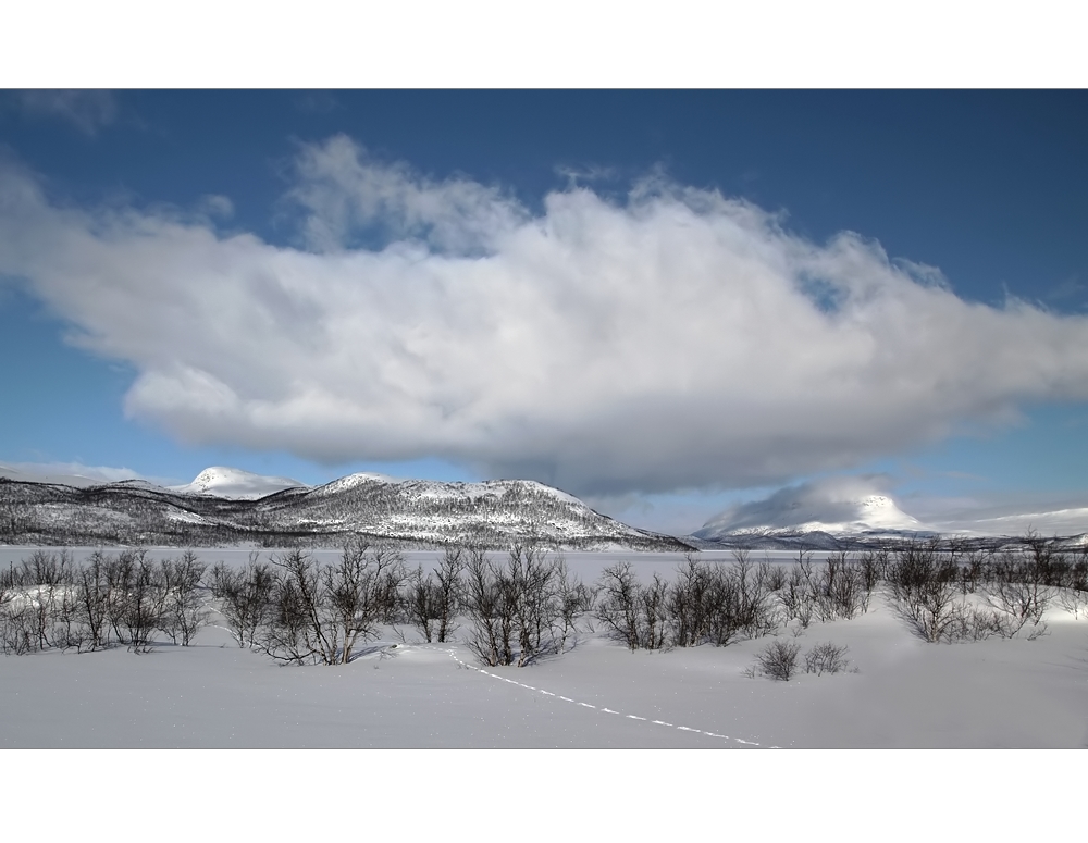 Märzwinter Lapland