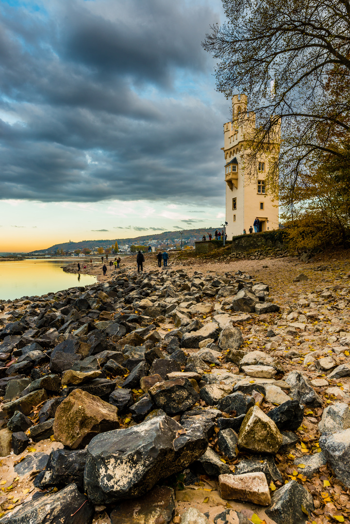 Mäuseturm bei Niedrigwasser 54