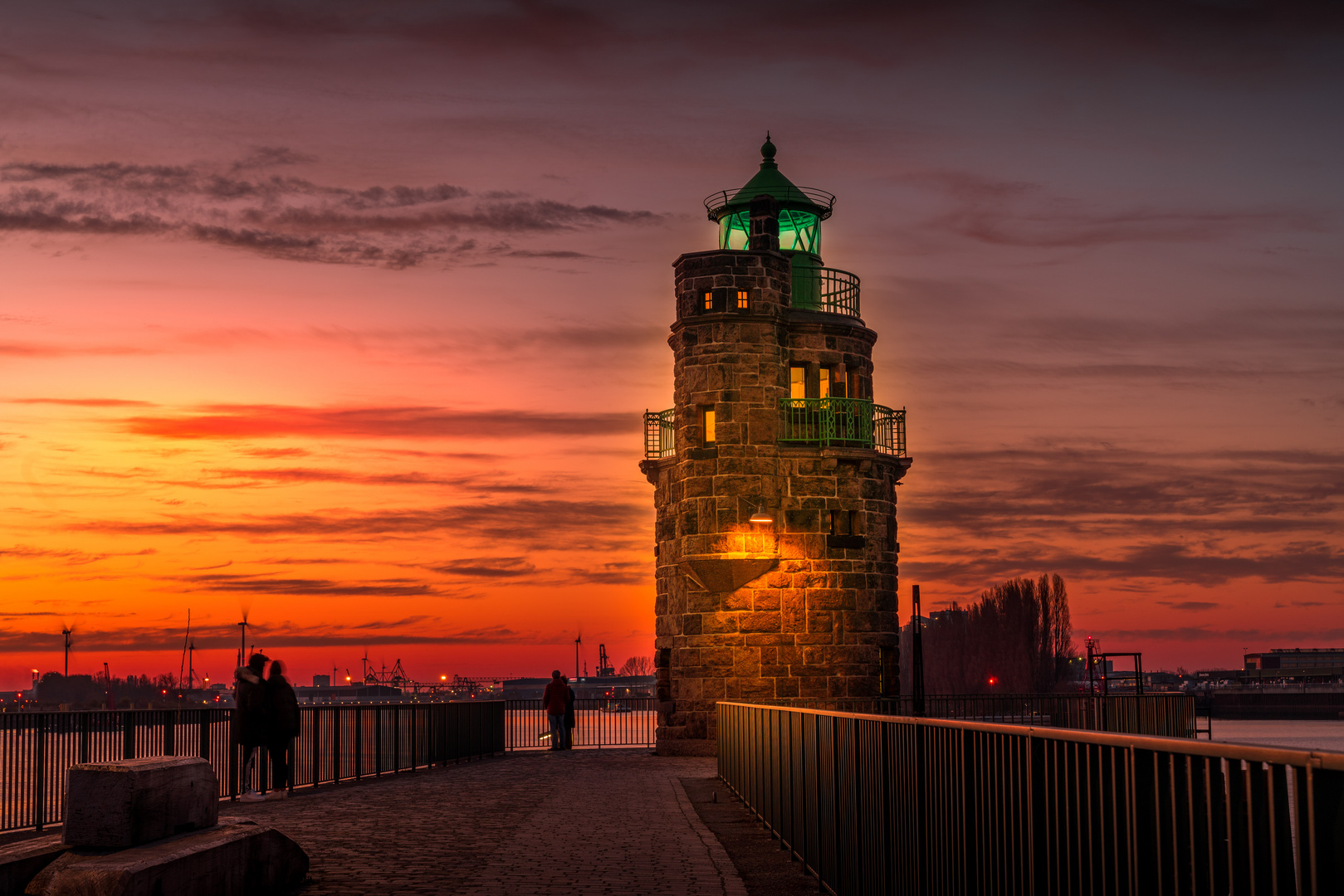 Mäuseturm Sonnenuntergang