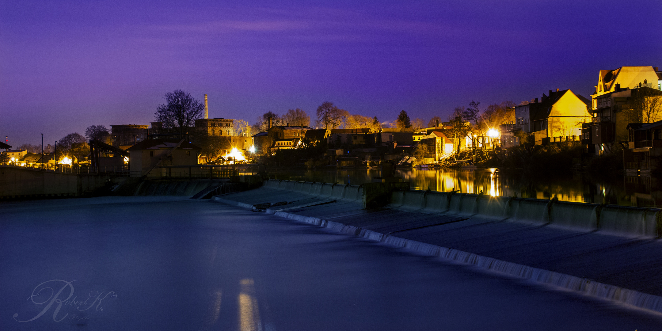 Magdeburg bei Nacht