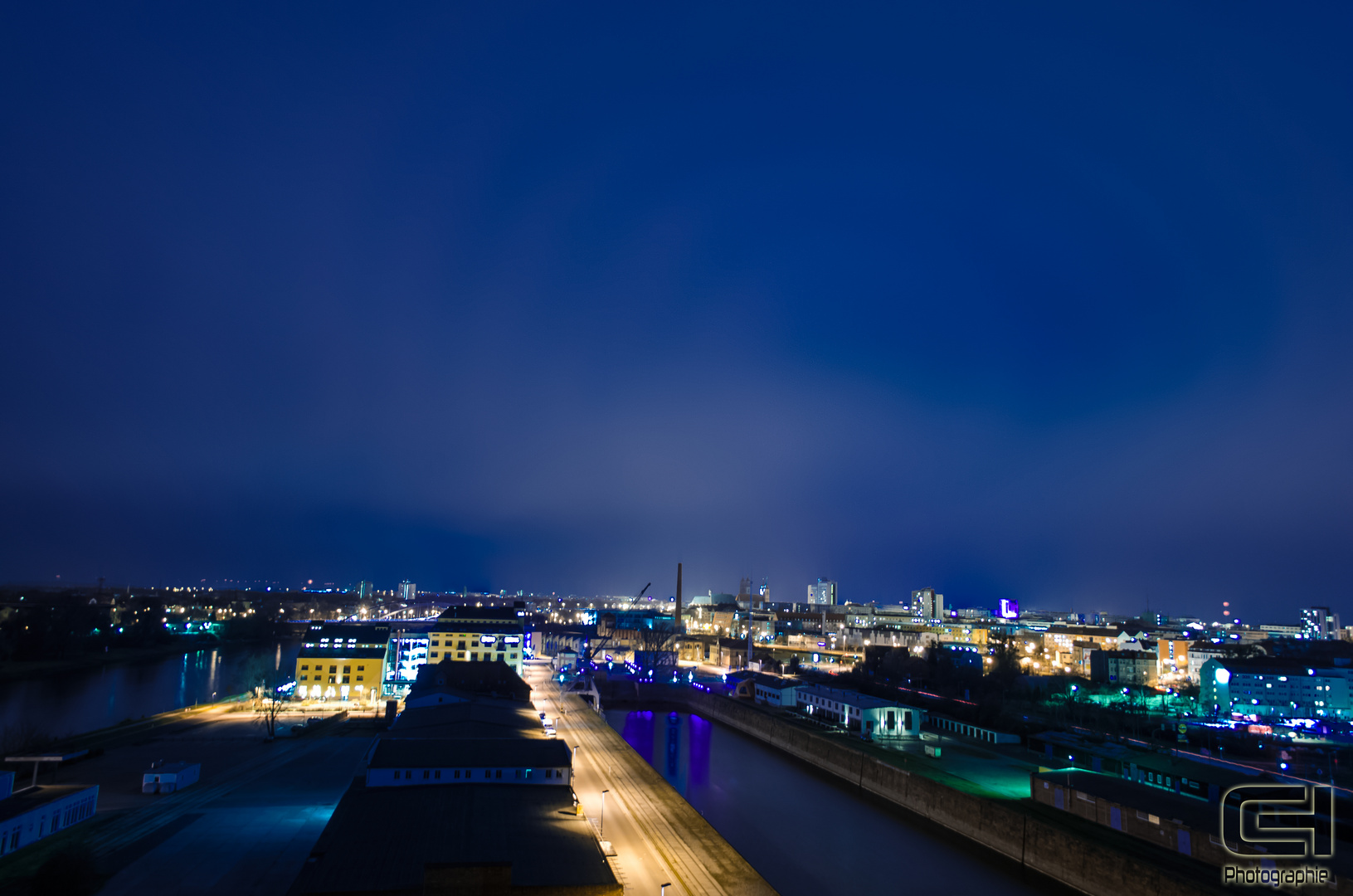 Magdeburg bei Nacht
