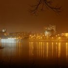 Magdeburg bei Nacht und Nebel