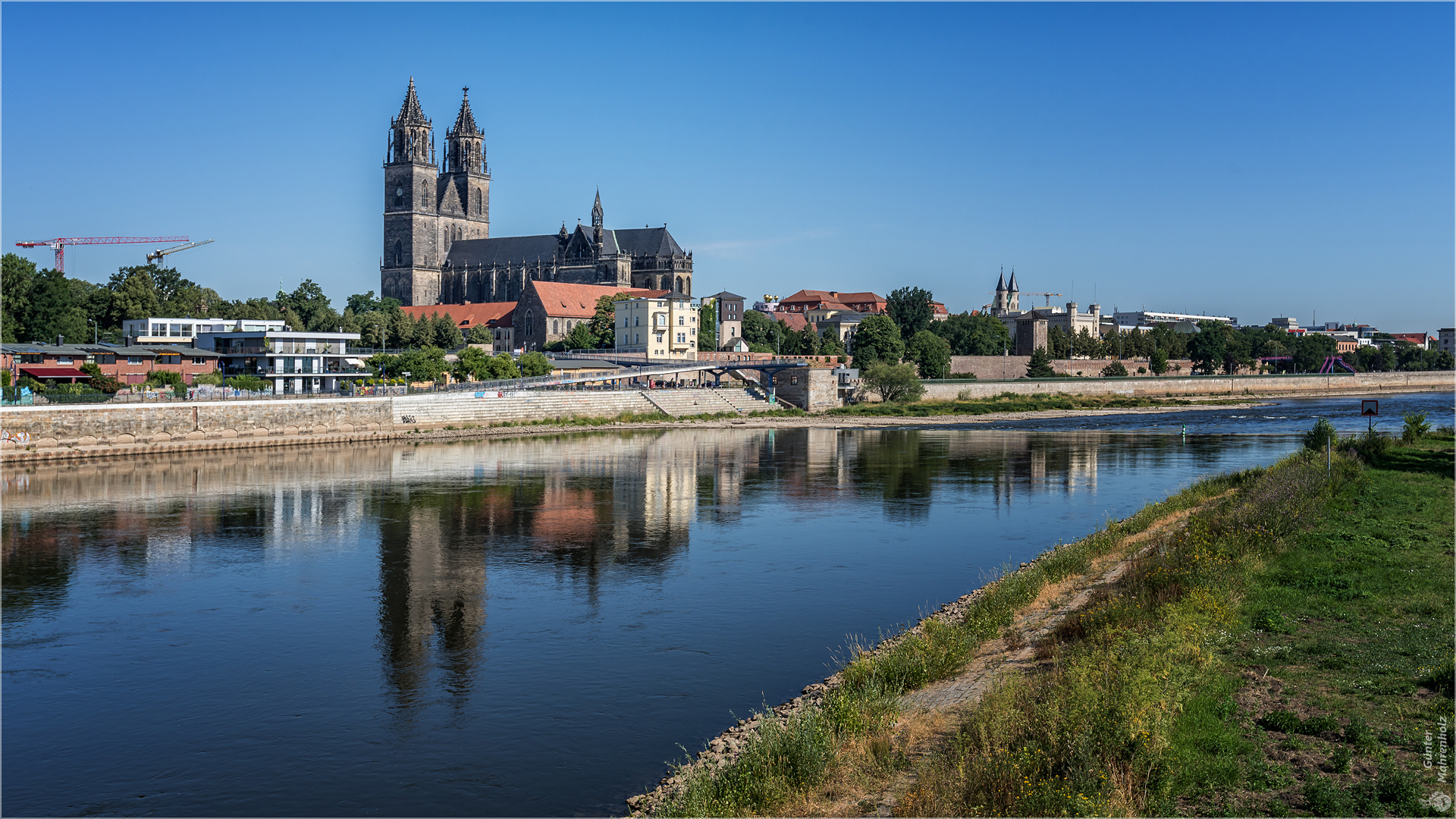 Magdeburg, Blick zum Dom