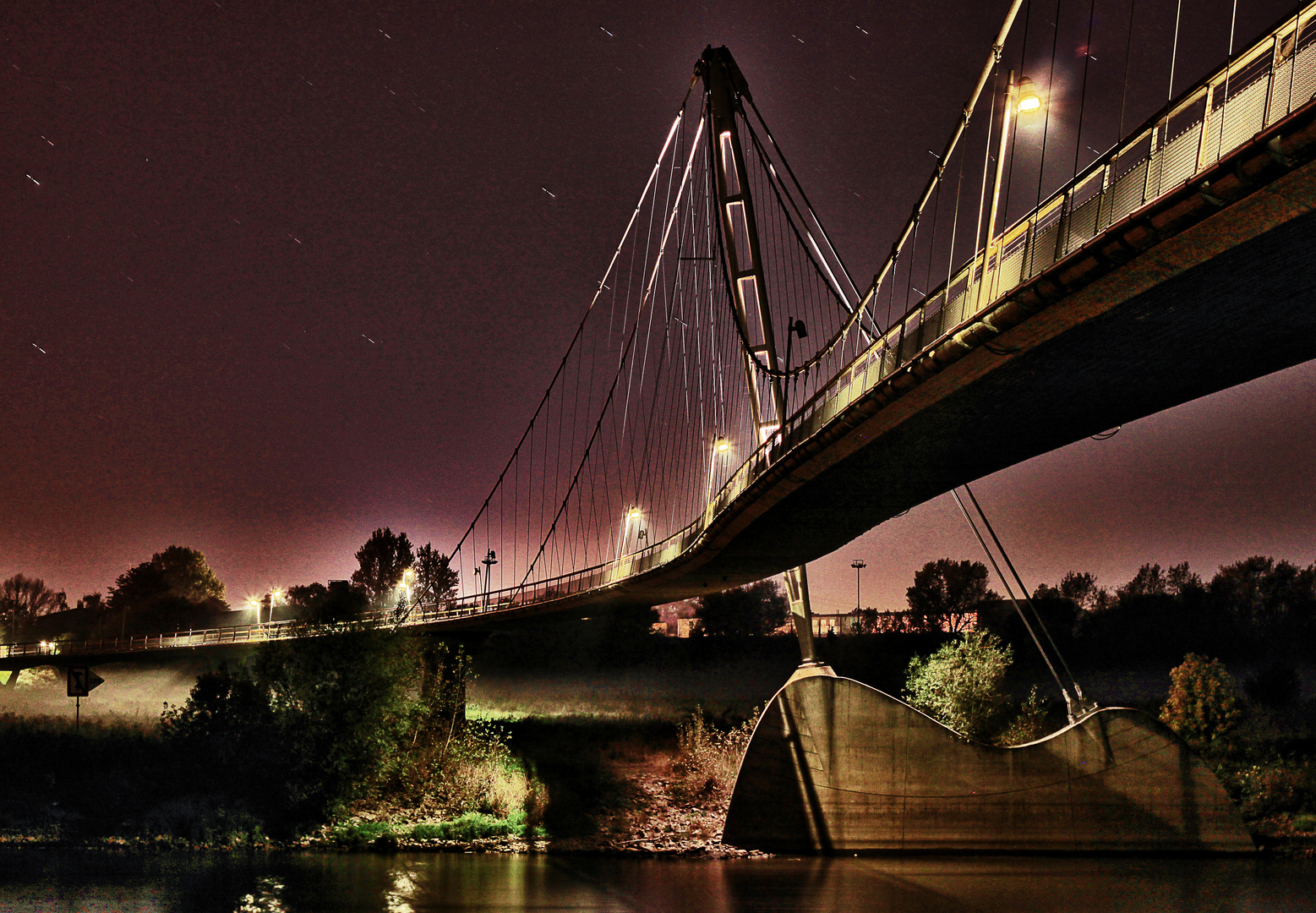 Magdeburg Brücke zum Herrenkrug