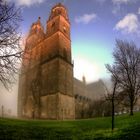 Magdeburg Dom im Nebel