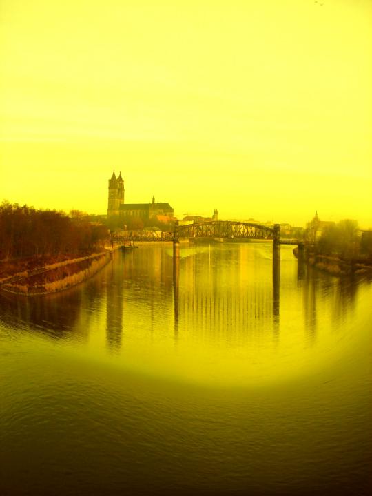 Magdeburg - Dom und Elbe