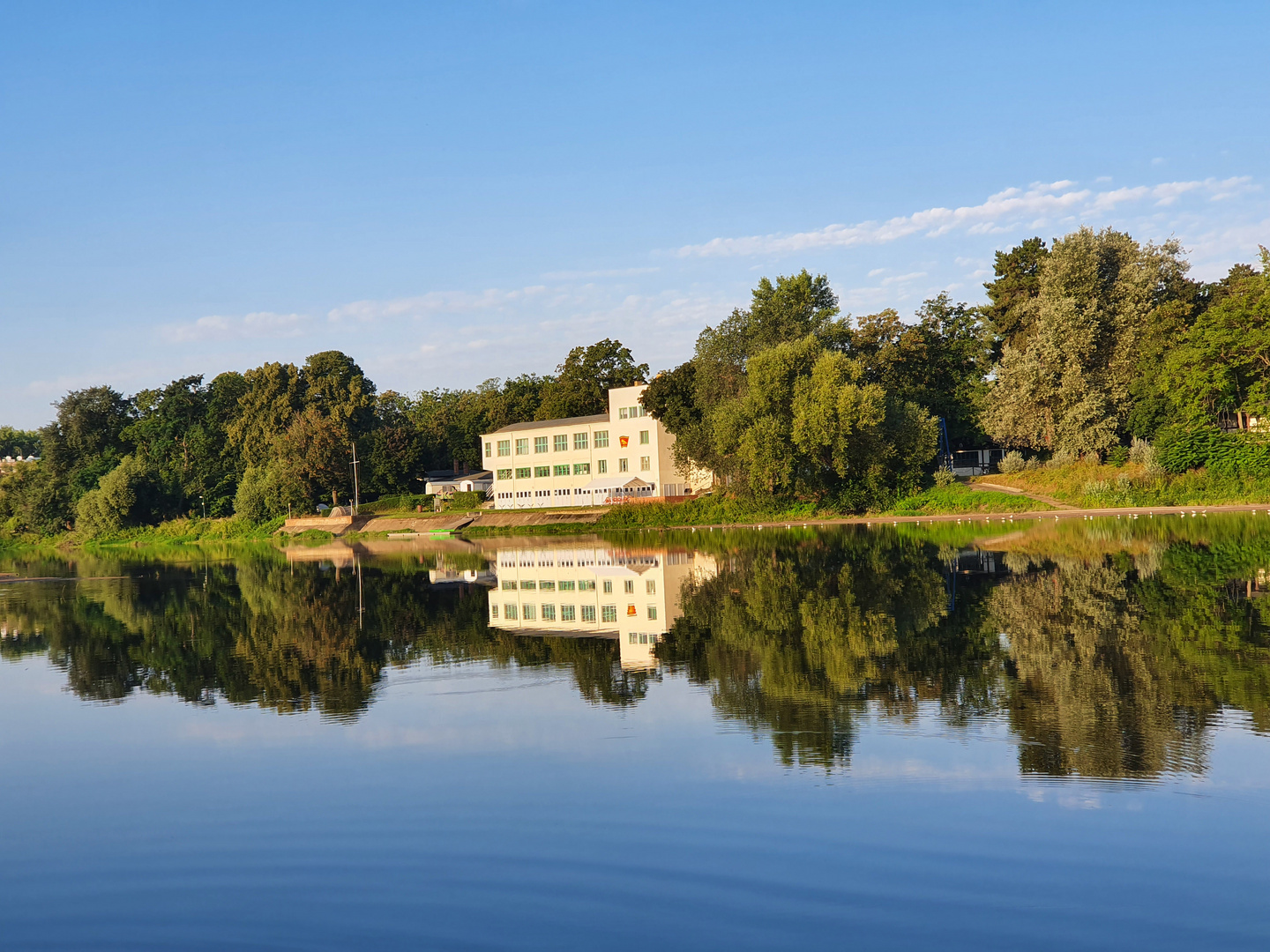 Magdeburg- Elbspiegelung