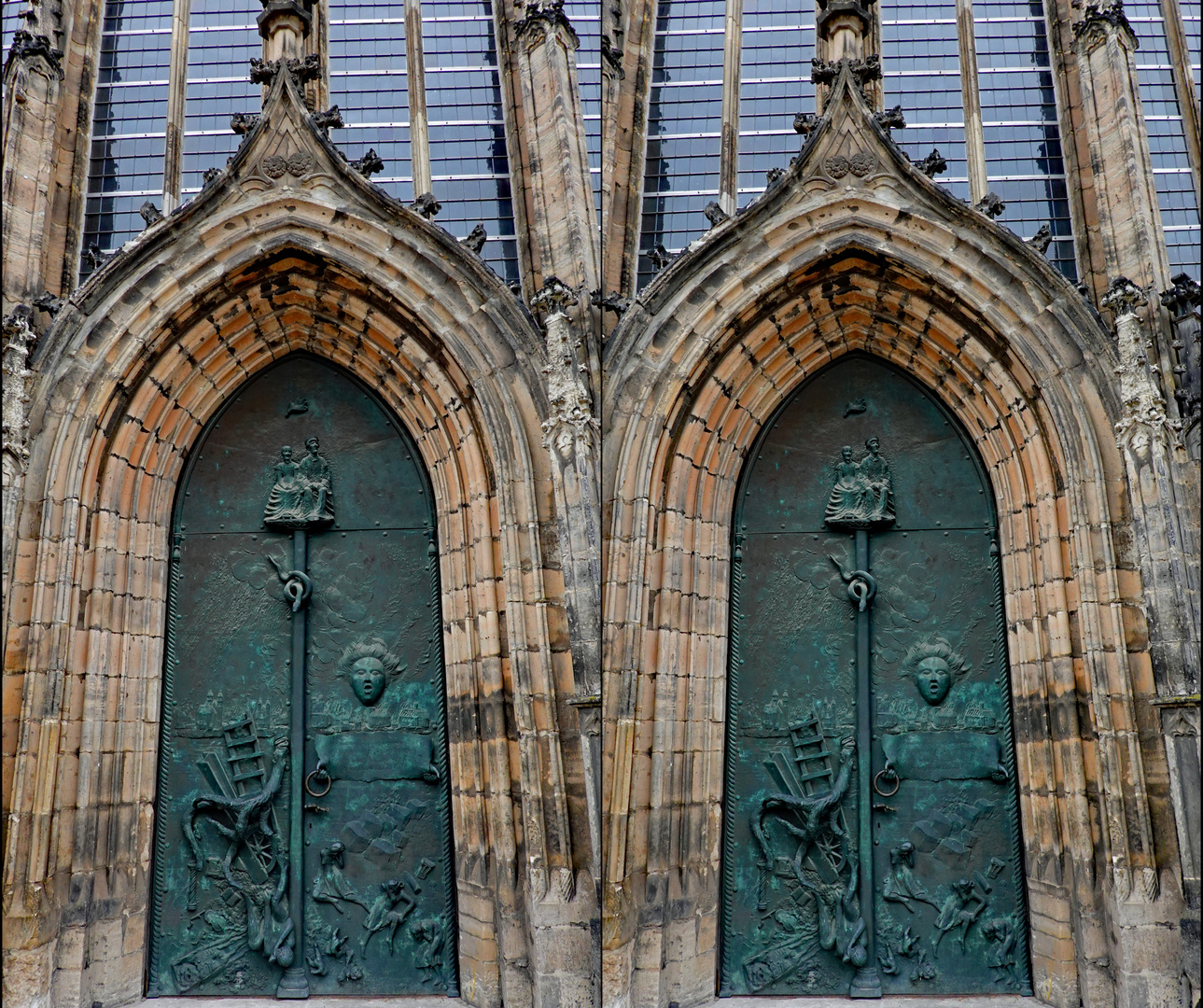 Magdeburg Johanniskirche Eingangsportal (3D-X-View)