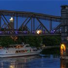 Magdeburg, Marco Polo vor Hubbrücke