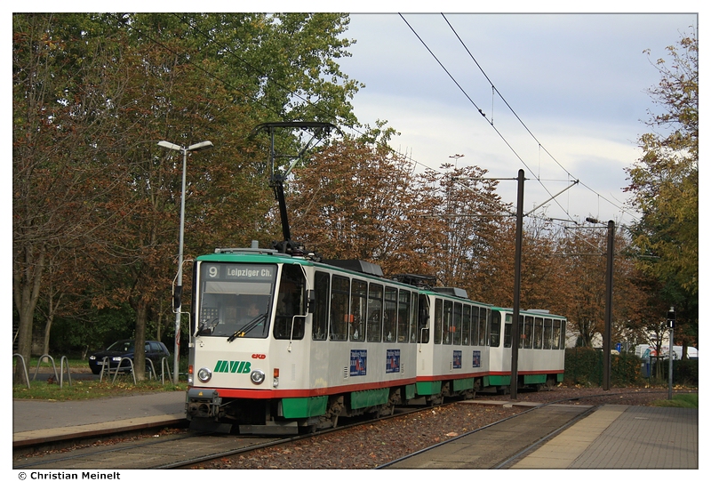 Magdeburg: T6A2 Großzug auf Linie 9.