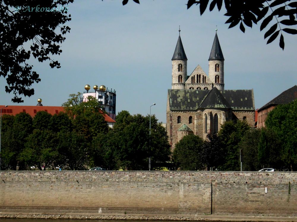Magdeburg von der Elbe