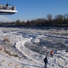 Magdeburg, Winter an der Elbe