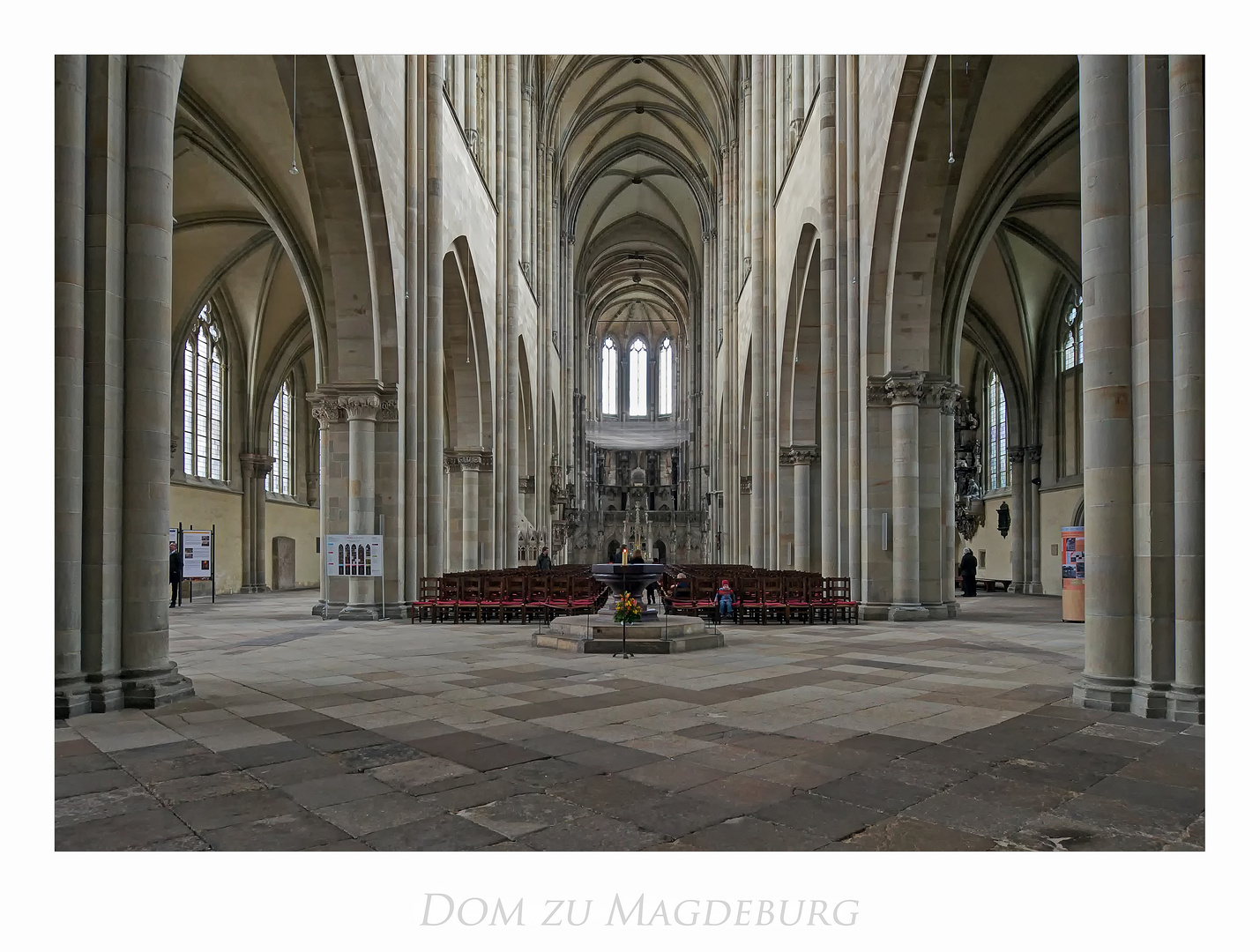 Magdeburger Dom " Blick zum Chorraum...."
