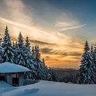 Magdeburger Hütte am Abend