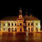 Magdeburger Rathaus bei Nacht