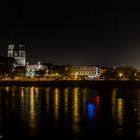 Magdeburger Skyline bei Nacht