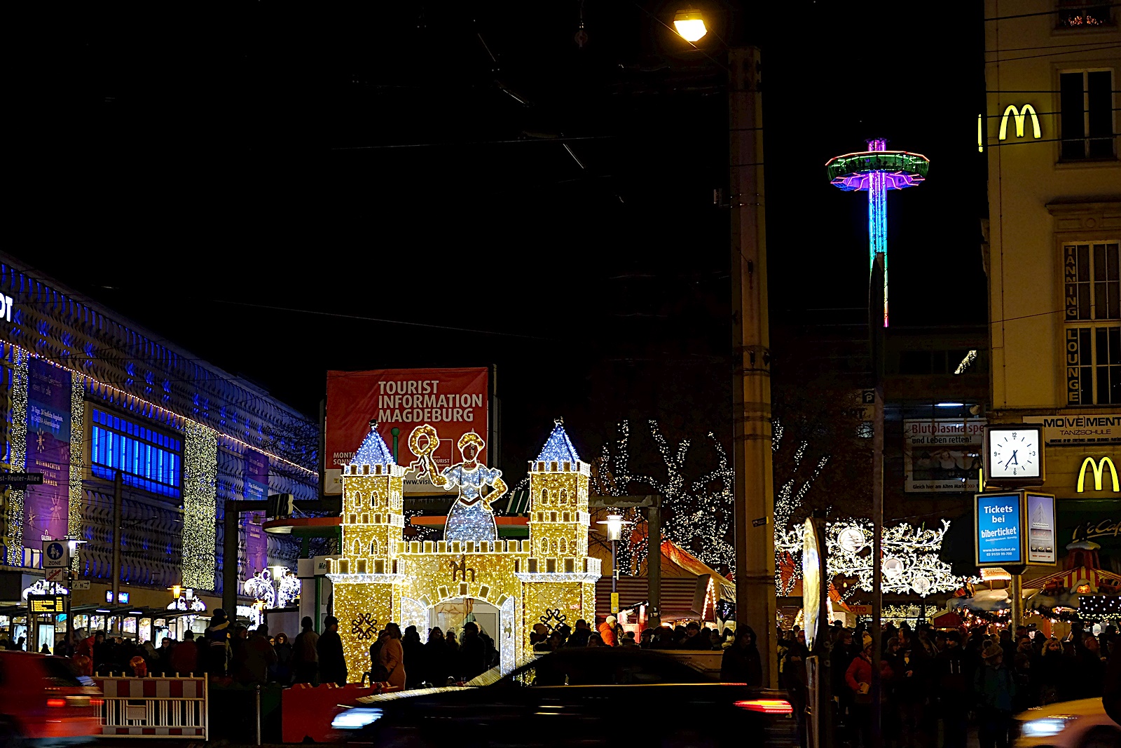 Magdeburger Weihnachtsmarkt und Innenstadt