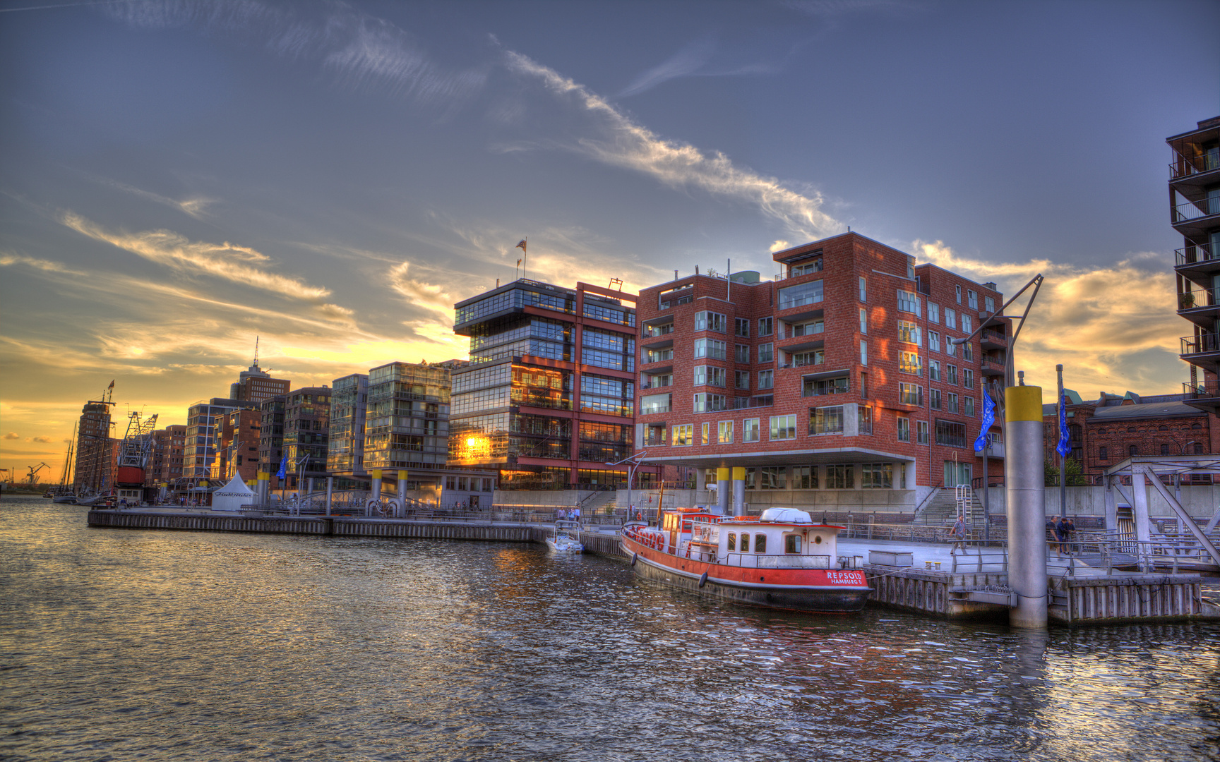 Magellan-Terrassen, Hamburger Hafencity.