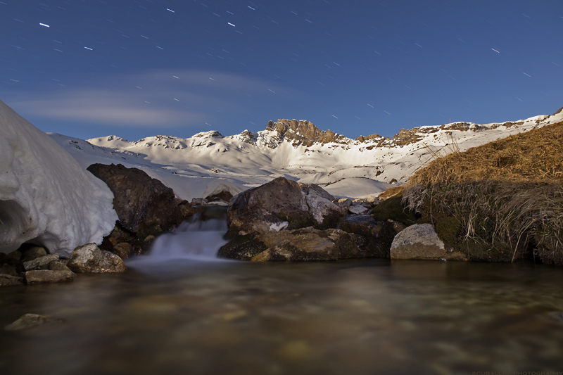 Magerrain und Furschbach bei Vollmond