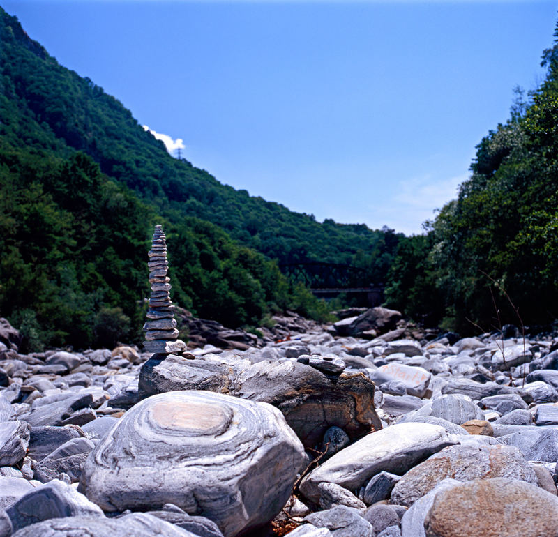 Maggia Tal - Land Art