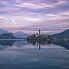 Magic Light at the Bleder Lake