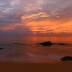 magic sunset on Khaolak beach