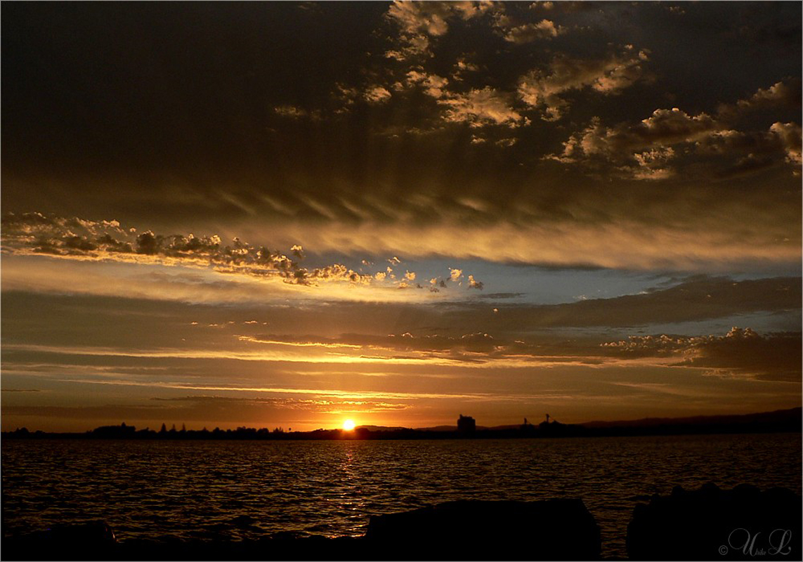 Magic Sunset over Cowell / Oyster Capital of Australia *** Foto & Bild