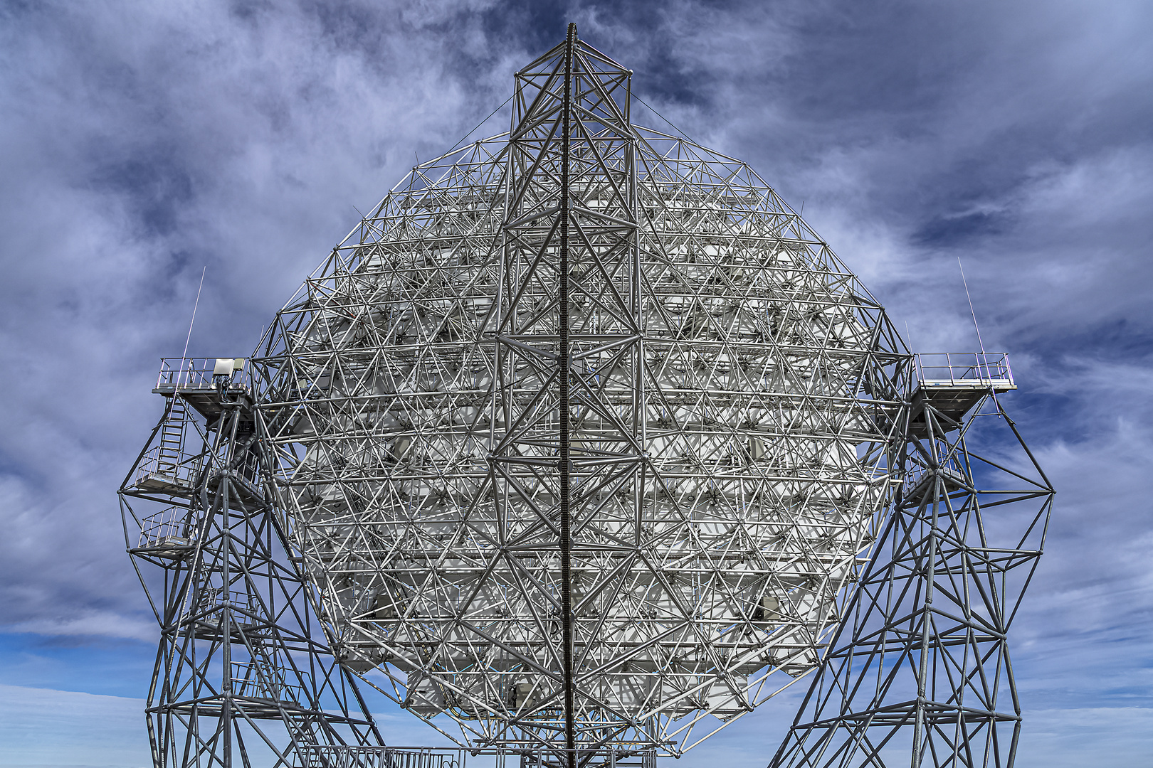 Magic-Tscherenkow-Teleskop - Rückseite