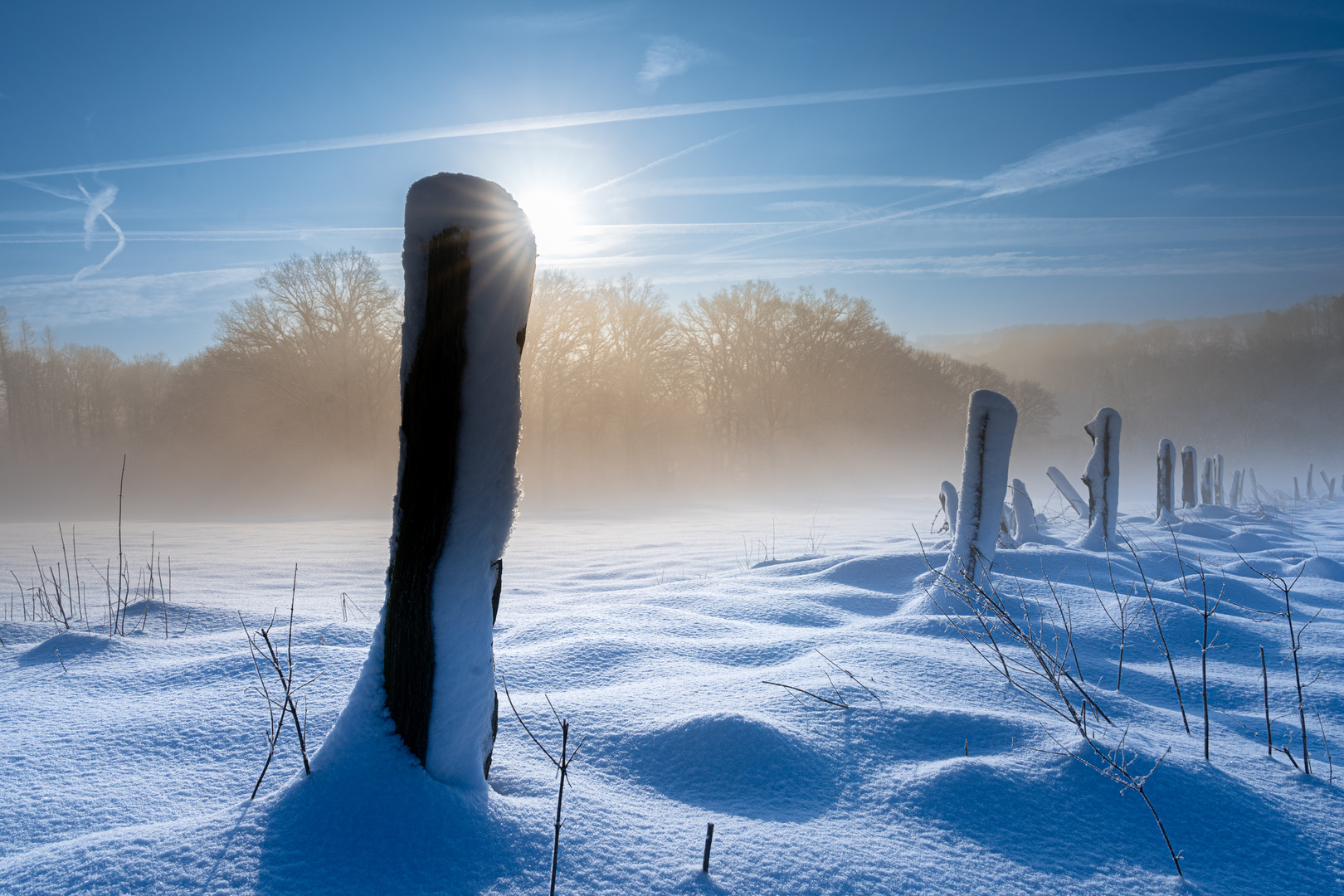 Magie eines Wintermorgens