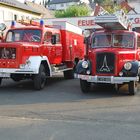 Magirus Drehleiter DL 25 und Magirus Tanklöschfahrzeug 16/30