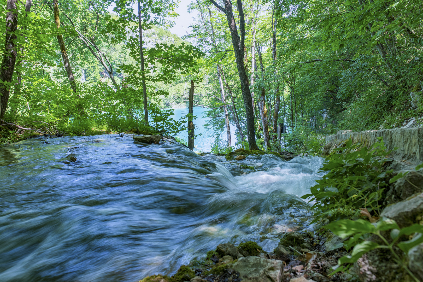 Magische Landschaft: Plitvicer Seen