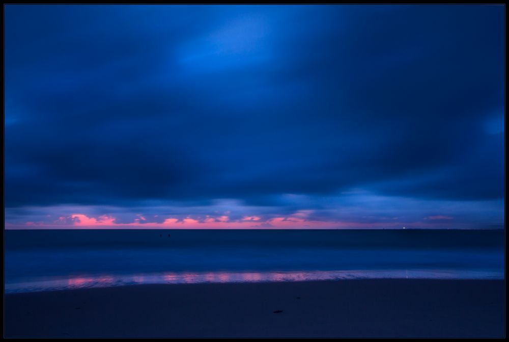 Magische Momente nachts am Meer... (Langzeit-Aufnahme)