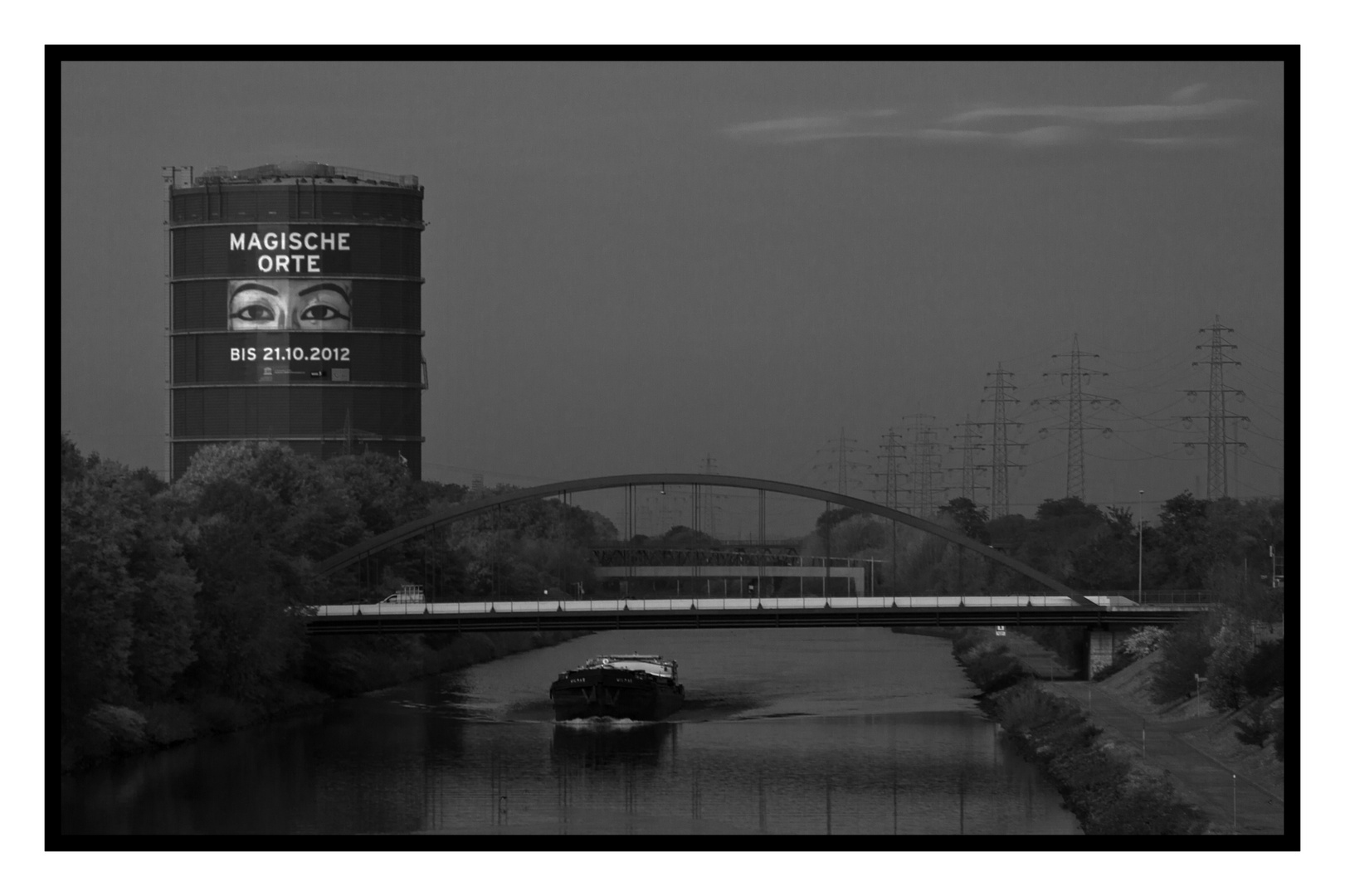 Magische Orte - Blick auf den Gasometer