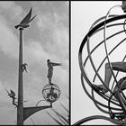 Magische Säule von Peter Lenk in Meersburg