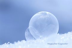 Magischer Eiszauber - Seifenblasenduett -