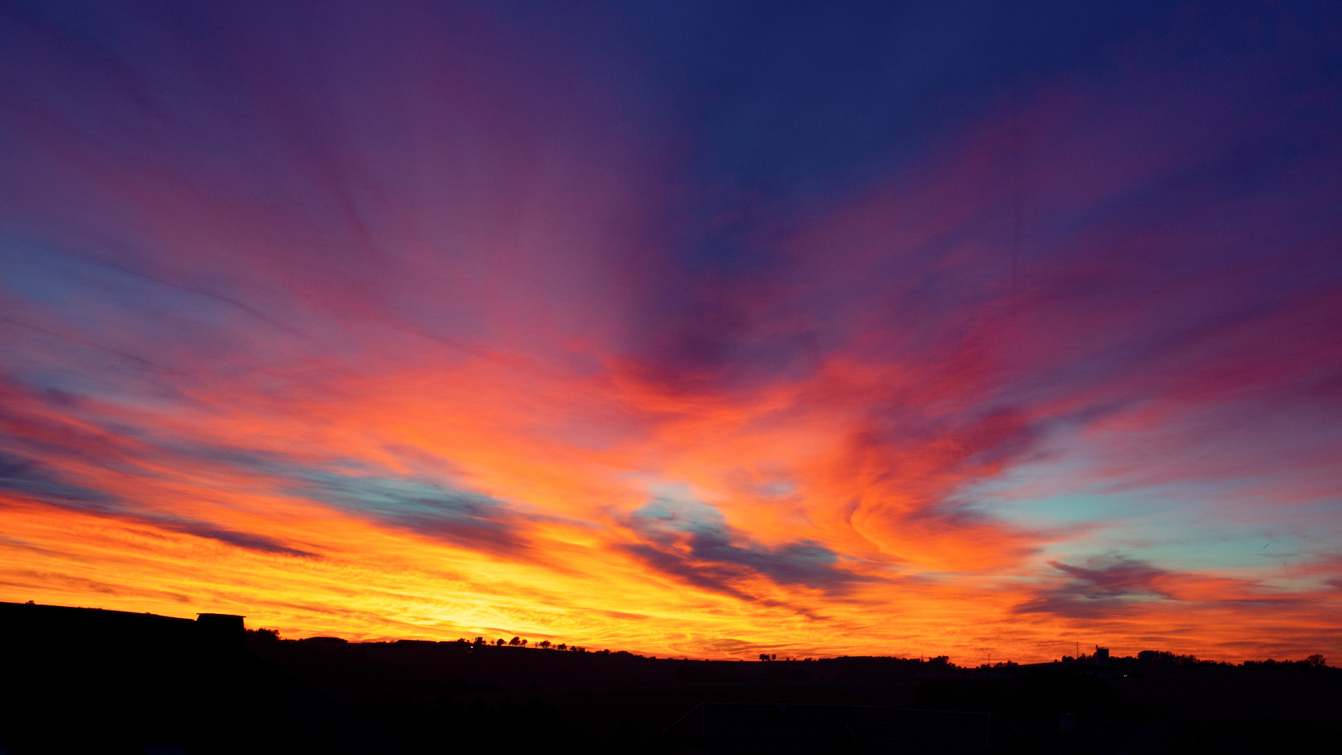 Magischer Sonnenuntergang