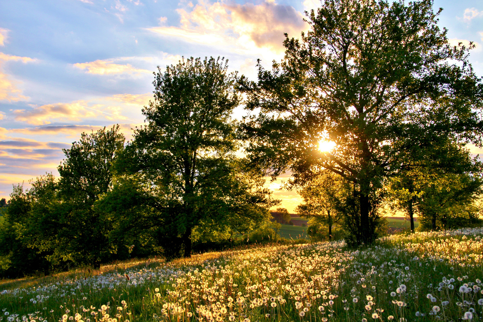 Magischer Sonnenuntergang