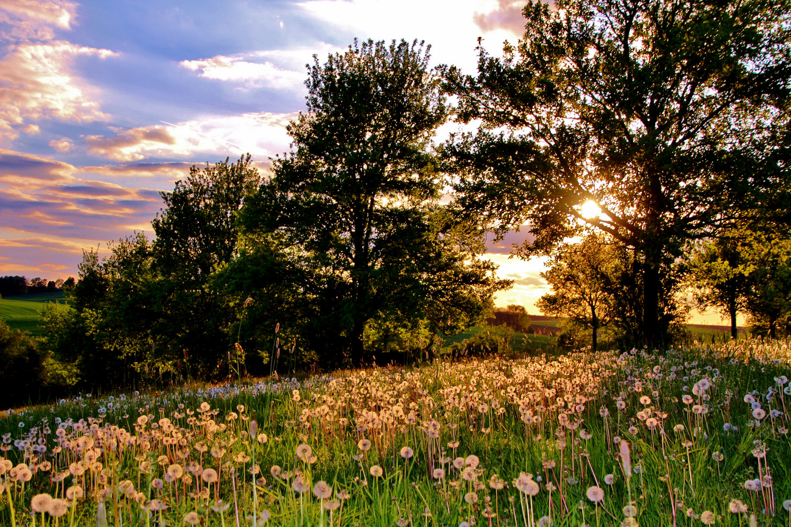 Magischer Sonnenuntergang