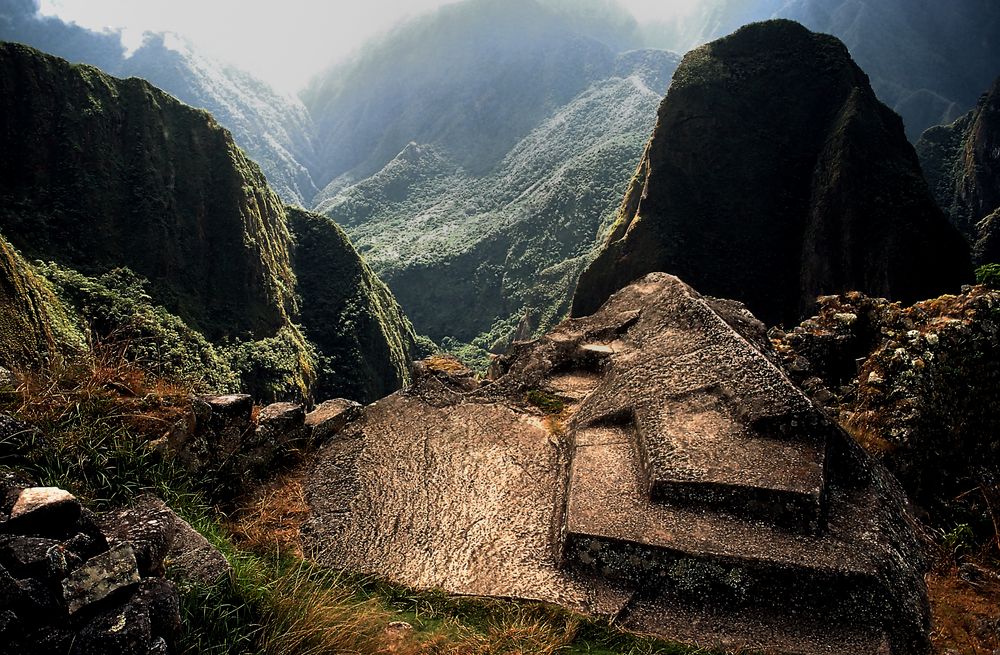 Magischer Stein in Machu Picchu