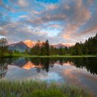 Magisches Licht über den Berchtesgaden Bergen