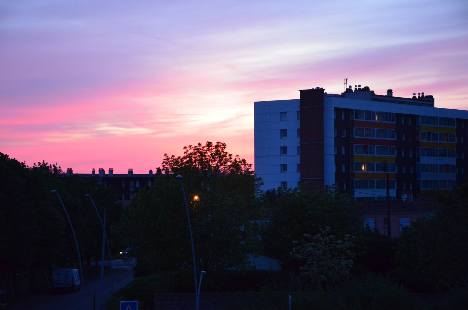 Magnifique coucher de soleil en Vendée