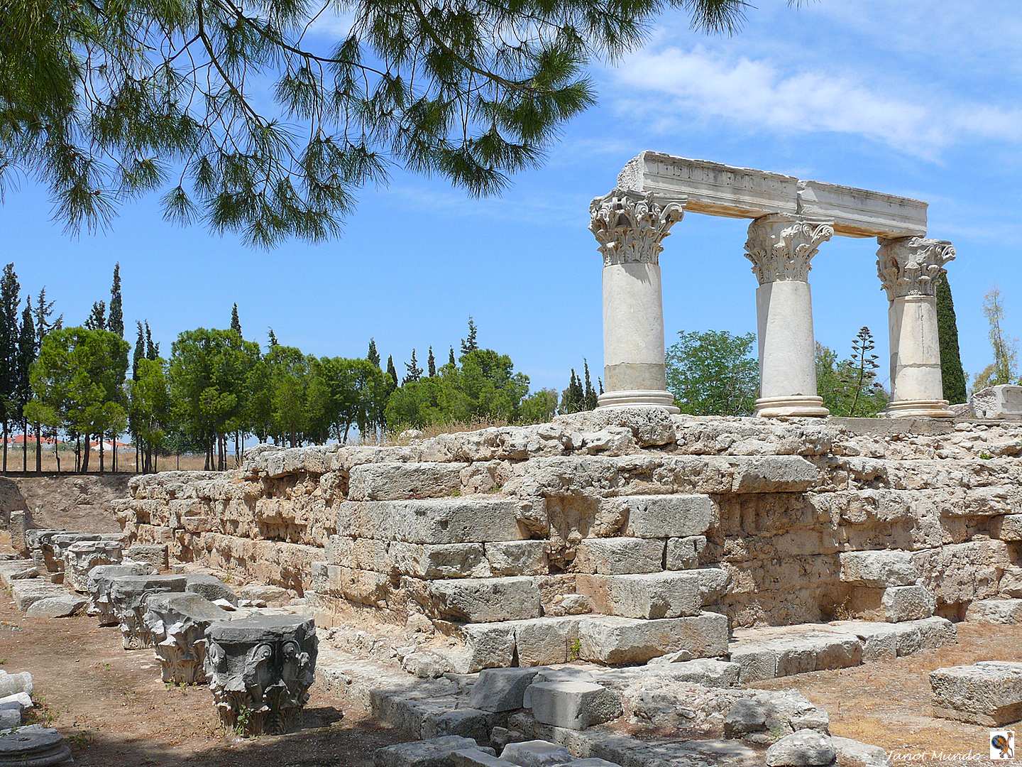 magnifique temple à 2 heures de Nauplie  Grèce