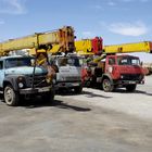 Magnifiques camions grues russes