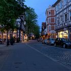 Magniviertel Braunschweig zu blauer Stunde