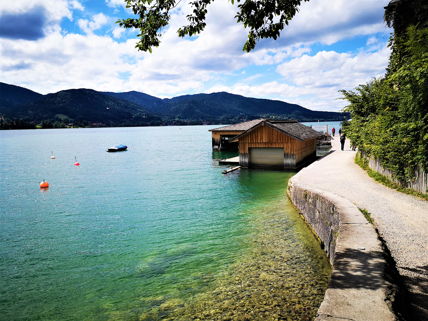 ... magst du ein bisschen am Tegernsee laufen?