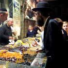 Mahane Yehuda Markt in Jerusalem, Vater und Sohn