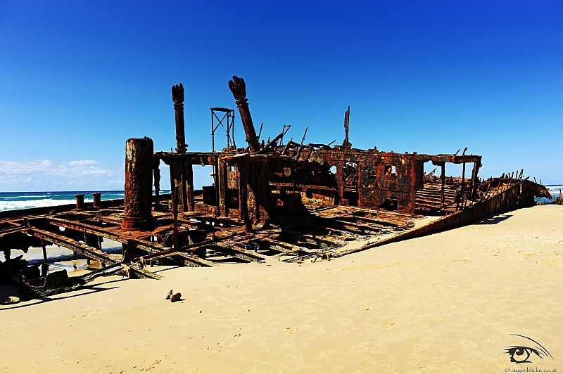 Maheno Wrack auf Fraser Island