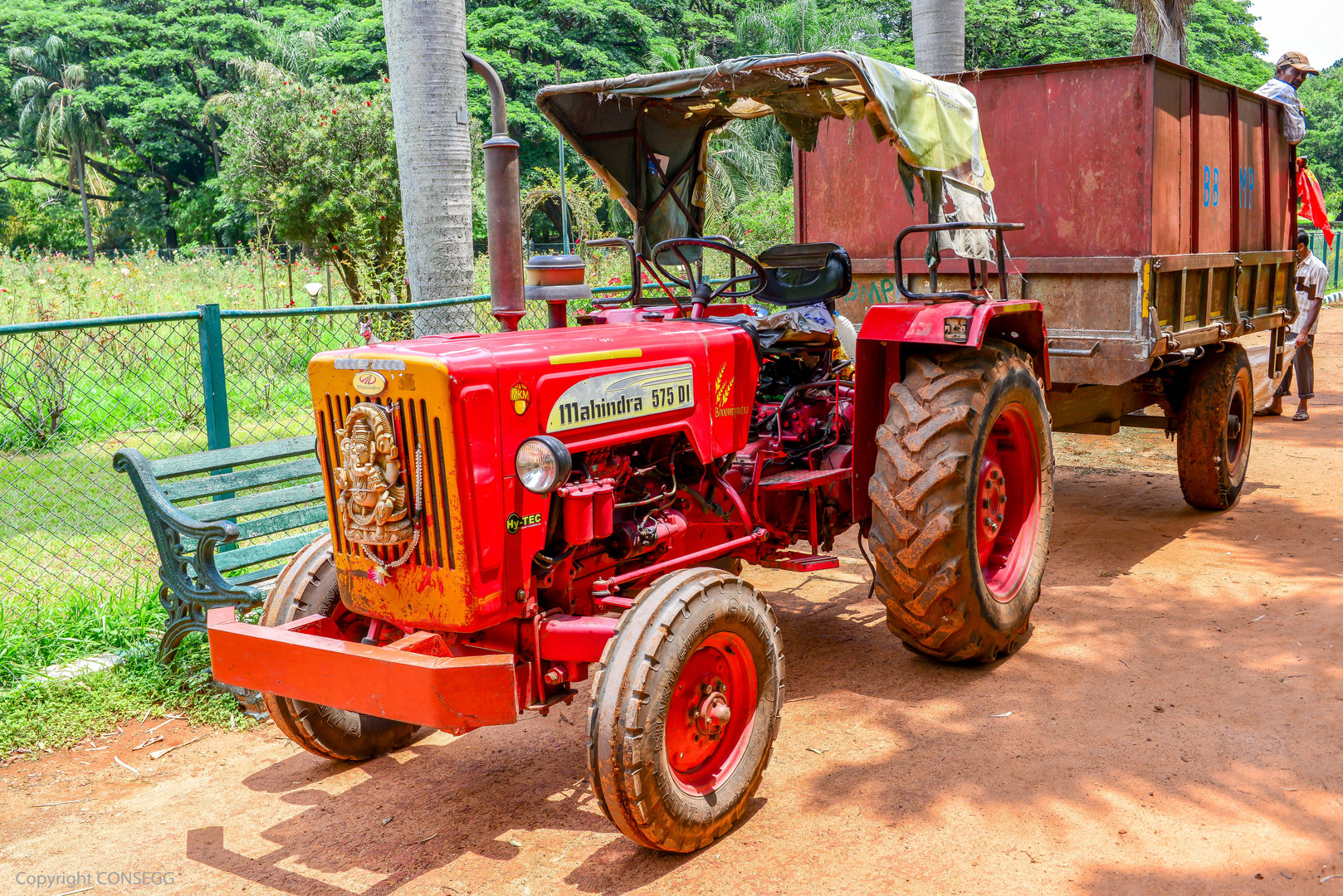 Mahindra im Einsatz